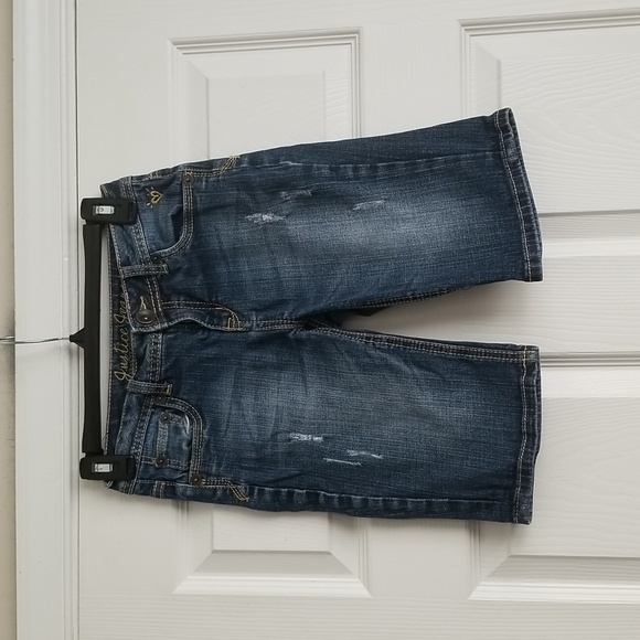 Justice Girl's Denim Shorts - Picture 1 of 11